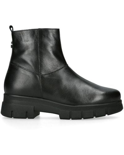 Carvela Kurt Geiger 'run Chelsea 2' Leather Boots - Black