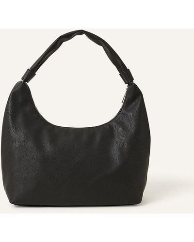 Accessorize Large Scoop Shoulder Bag - Black
