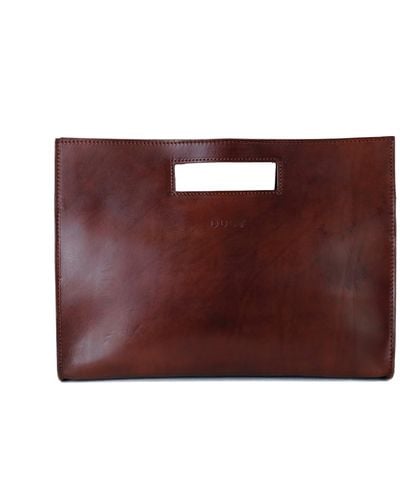THE DUST COMPANY Leather Tote - Brown