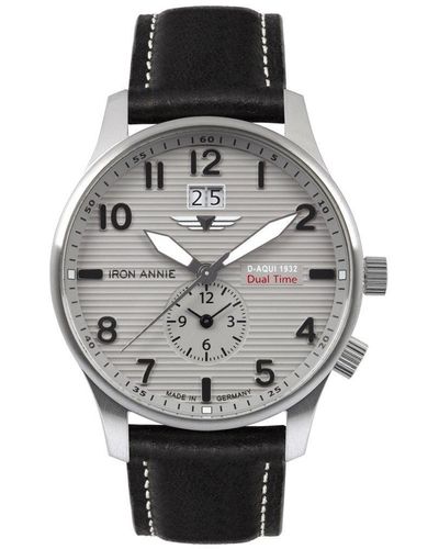 IRON ANNIE D-aqui Stainless Steel Classic Analogue Watch - 5640-4 - Grey