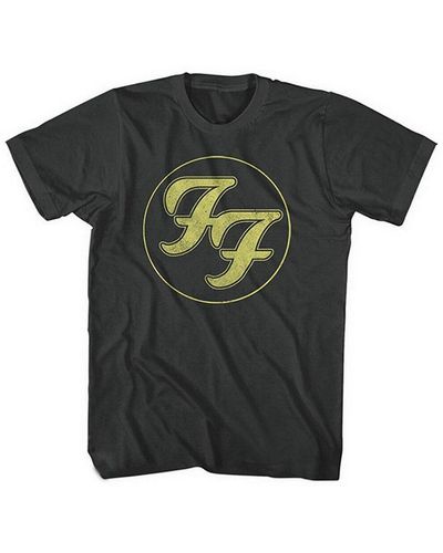 Foo Fighters Distressed Logo T-shirt - Black