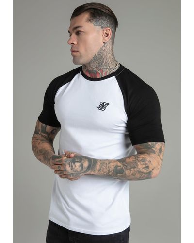 SIKSILK Raglan T-shirt - Grey