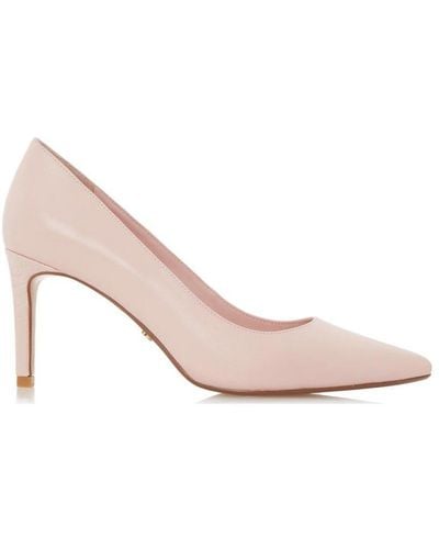 Dune 'abbigail' Leather Court Shoes - Pink