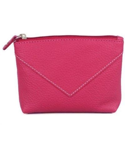 Eastern Counties Leather Ruth Zip Coin Purse - Pink