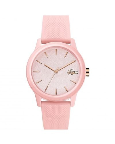 Lacoste Stainless Steel And Plastic/resin Fashion Analogue Watch - 2001065 - Pink
