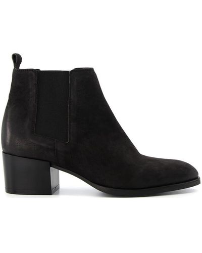 Dune 'payger' Ankle Boots - Black