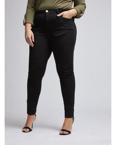 Dorothy Perkins Curve Black Shape And Lift Skinny Jeans