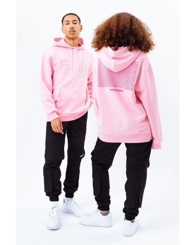 Hype Graphic Oversized Hoodie - Pink