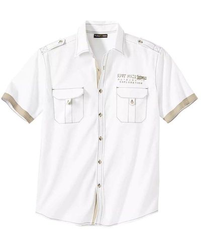 Atlas For Men Pilot Shirt - White