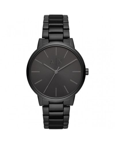 Armani Exchange Stainless Steel Fashion Analogue Quartz Watch - Ax2701 - Black