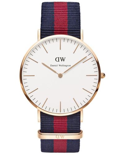 Daniel Wellington Classic 40 Oxford Stainless Steel Classic Analogue Watch - Dw00100001 - White