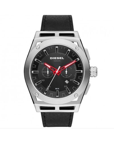DIESEL Timeframe Stainless Steel Fashion Analogue Quartz Watch - Dz4543 - Black