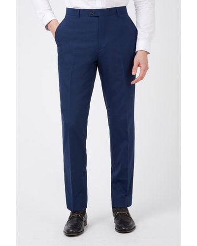 Jeff Banks Performance Tailored Trousers - Blue