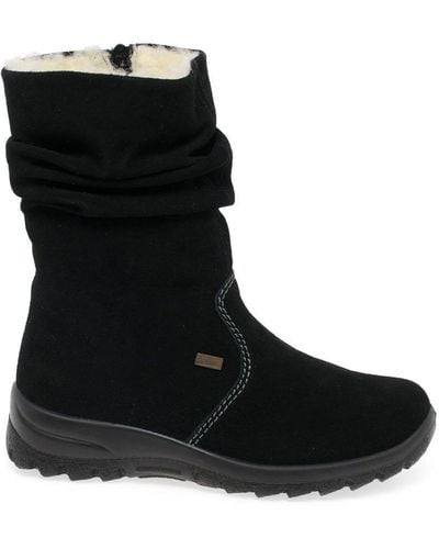 Rieker 'shelby' Warm Lined Boots - Black