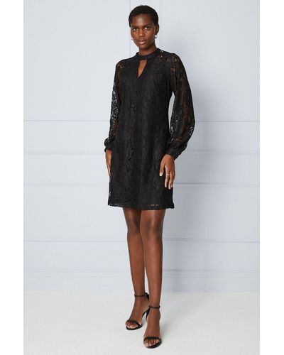 Black High Neck Shift Dresses for Women - Up to 80% off | Lyst UK