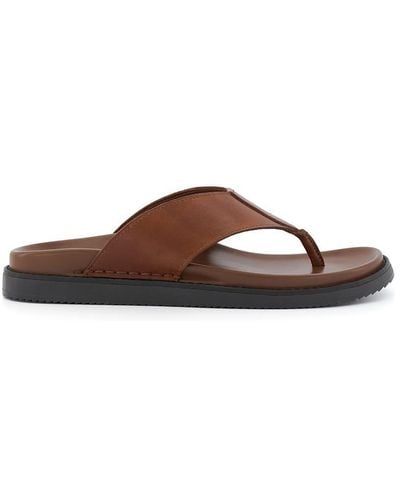 Dune 'iddolise' Leather Sandals - Brown