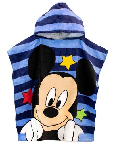 Disney Mickey Mouse Hooded Towel Poncho - Blue