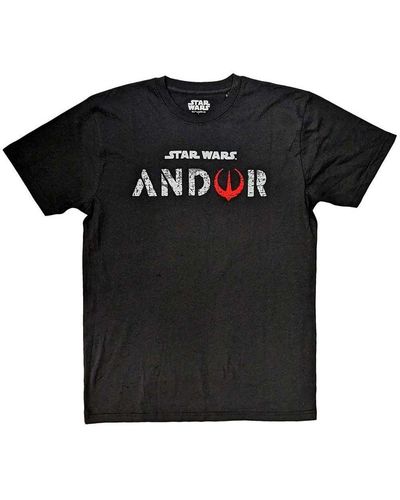 Star Wars Andor Logo T-shirt - Black