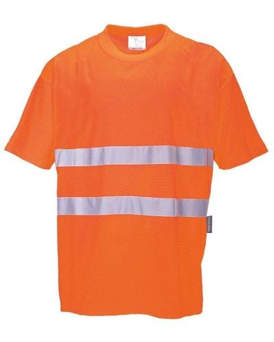 Portwest Hi-vis Comfort Safety T-shirt - Orange
