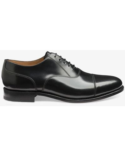 Loake '200' Capped Oxford Shoes - Black