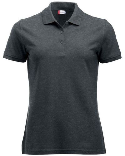 Clique Manhattan Melange Polo Shirt - Black
