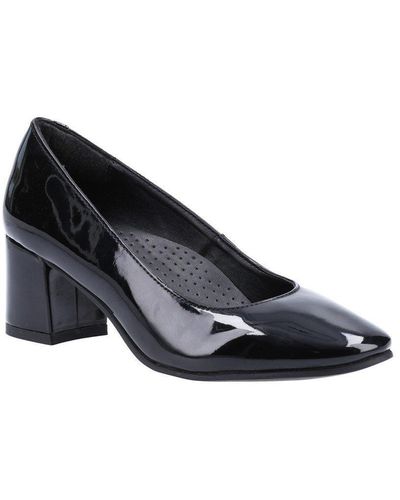 Hush Puppies 'anna' Leather Court Shoes - Black