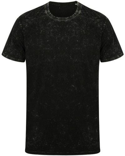 Skinni Fit Sf Washed Band T-shirt - Black