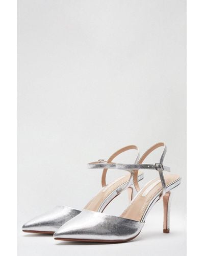 Dorothy Perkins Wide Fit Showcase Silver Court - Metallic