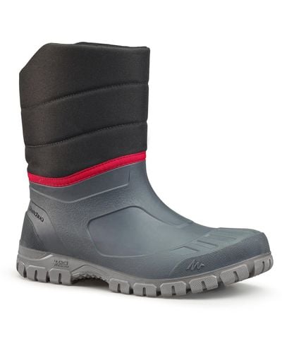 Quechua Decathlon Warm Waterproofhiking Boots - Sh100 X-warm - Grey