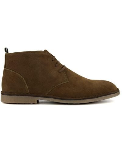 Dune 'cashed' Lace Up Chukka Boots - Brown