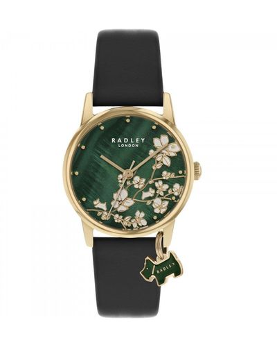 Radley Botanical Floral Plated Stainless Steel Fashion Quartz Watch - Ry2882 - Green