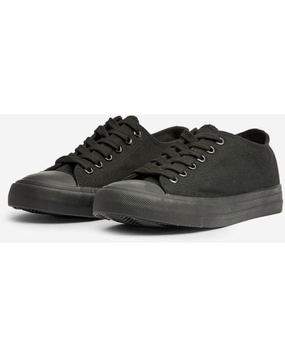 Dorothy Perkins Black Icon Canvas Trainers