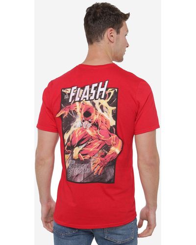 Dc Comics The Flash Speedster Mens T-shirt - Red