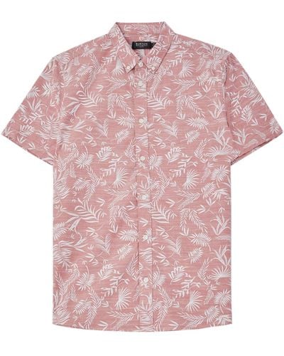 Burton Pink Short Sleeve Slub Shirt