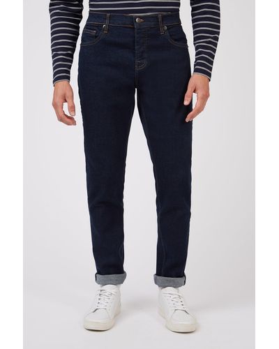 Racing Green Straight Fit Denim Jeans - Blue