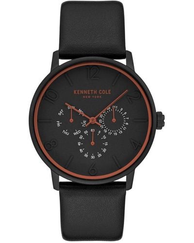 Kenneth Cole Modern Stainless Steel Fashion Analogue Quartz Watch - Kc51039006 - Black