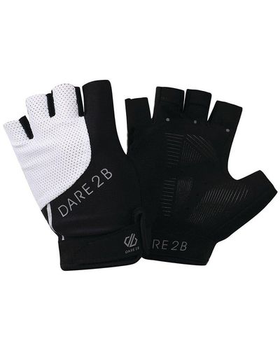 Dare 2b 'forcible' Technical Fingerless Cycling Gloves - Black