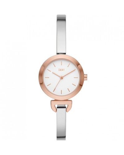 DKNY Fashion Analogue Quartz Watch - Ny6633 - White