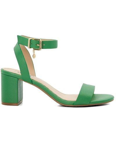 Dune 'memee' Leather Sandals - Green