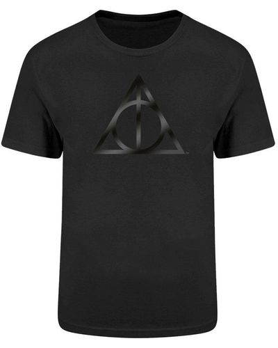 Harry Potter Deathly Hallows T-shirt - Black