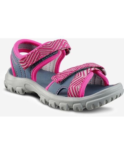 Quechua Walking Sandals - Jr Sizes 7 To 12.5 - Pink