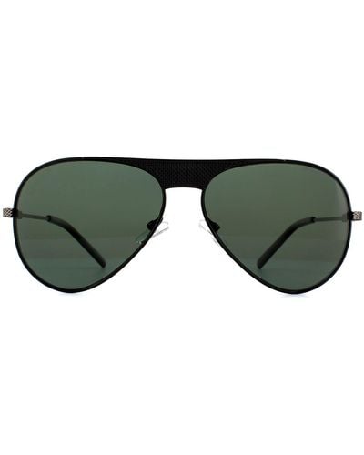 Polaroid Aviator Black Green Polarized Sunglasses