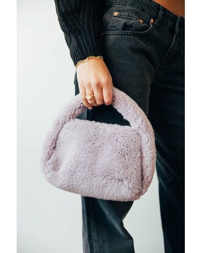 SVNX Borg Grab Bag In Purple - Grey