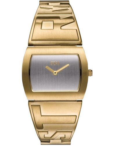 Storm Xis Gold Stainless Steel Fashion Analogue Watch - 47472/gd - Metallic