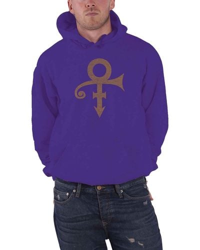 Prince Symbol Logo Hoodie - Purple