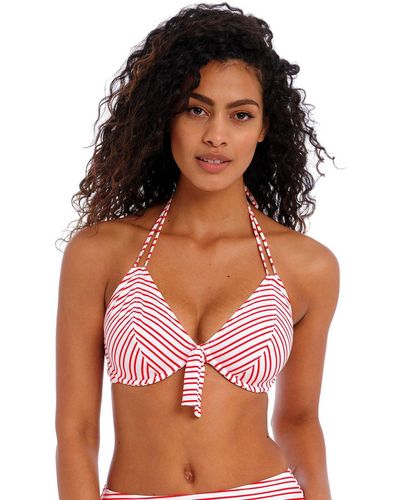 Freya New Shores Uw Halter Bikini Top - Red