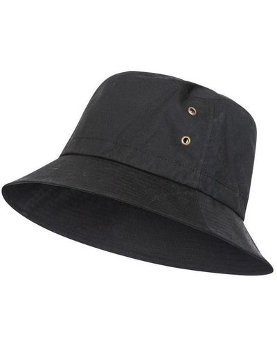 Trespass Waxy Bucket Hat - Black