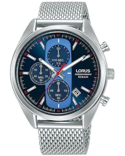 Lorus Stainless Steel Classic Analogue Quartz Watch - Rm353gx9 - Blue