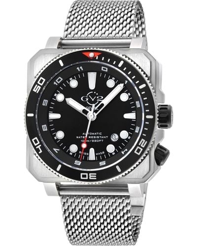 Gv2 Xo Submarine 4541b Swiss Automatic Sellita Sw220 Watch - Metallic