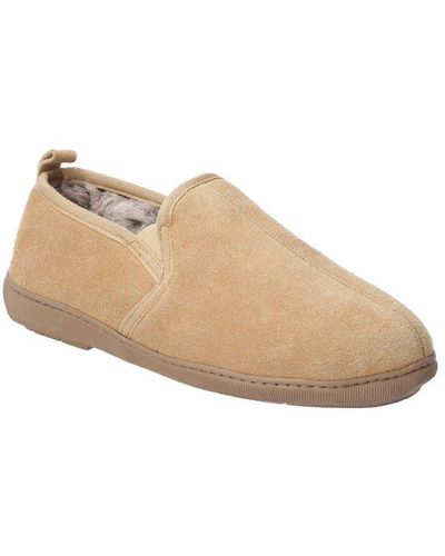 Hush Puppies 'arnold' Suede Classic Slippers - Natural